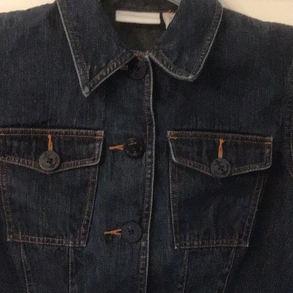Blue Denim Liz Claiborne denim jacket - very good condition Petite Small - Picture 3 of 6